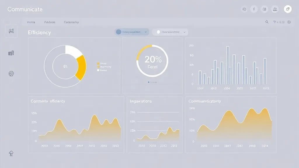 A clean, high-tech minimalist data visualization dashboard s